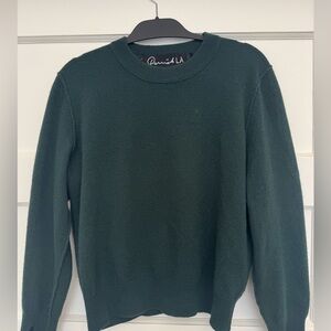 Parrish LA green pullover sweater size S